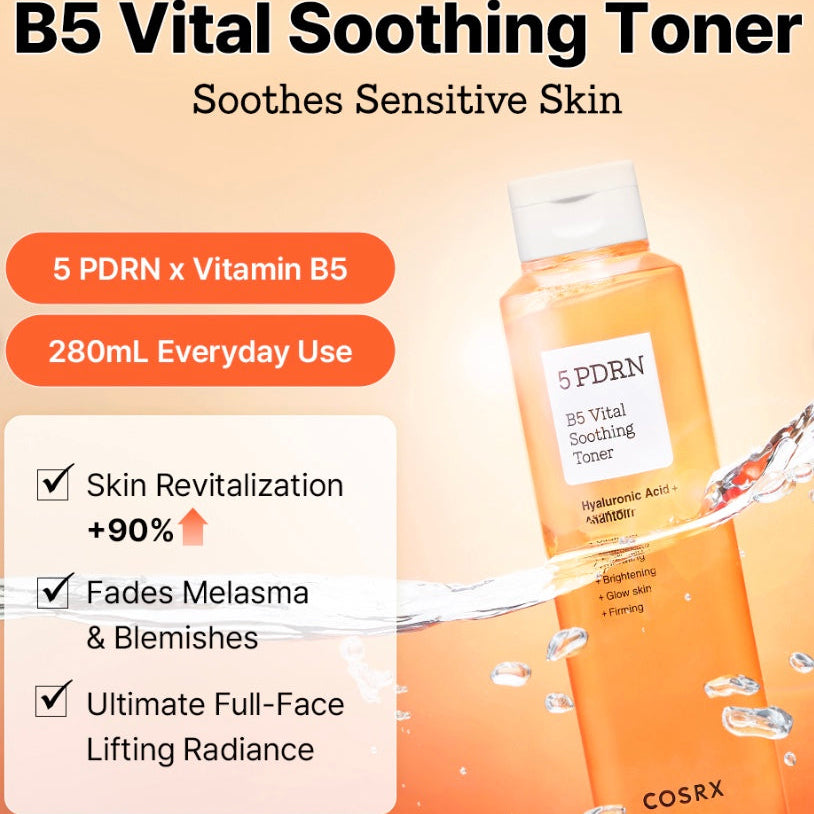 Cosrx 5 PDRN B5 Vital Soothing Toner