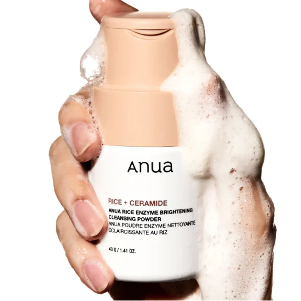 Enzīmu pūderis ar rīsiem mirdzuma piešķiršanai ādai Anua Rice Enzyme Brightening Cleansing Powder