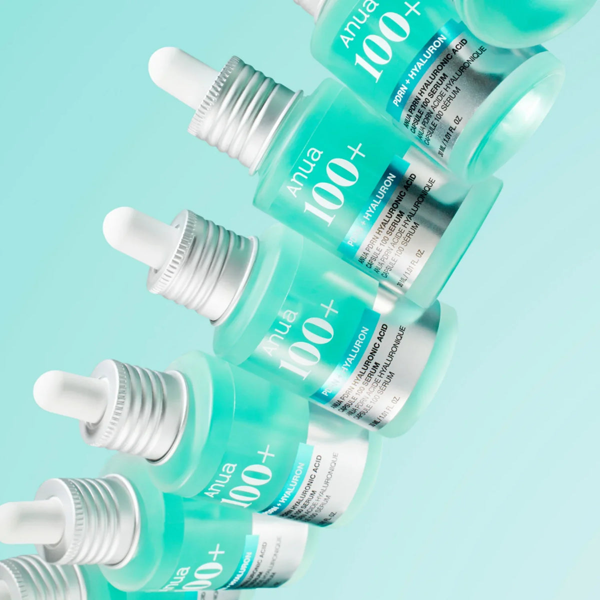 Serums ar PDRN mirdzuma piešķiršanai ādai Anua PDRN Hyaluronic Acid Capsule 100 Serum