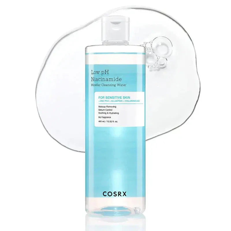 Micelārais ūdens ar niacinamīdu COSRX Low pH Niacinamide Micellar Cleansing Water