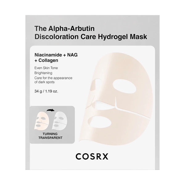 Cosrx The Alpha-Arbutin Discoloration Care Hydrogel Mask