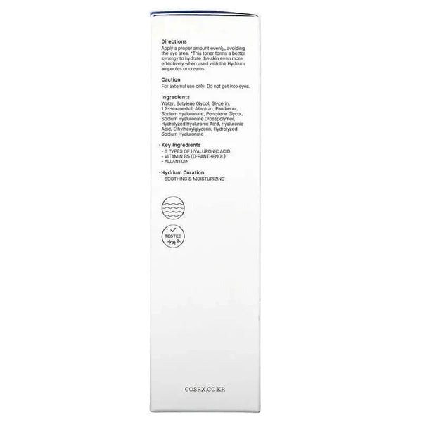 Mitrinošs toneris ar hialuronskābi Cosrx Hydrium Watery Toner