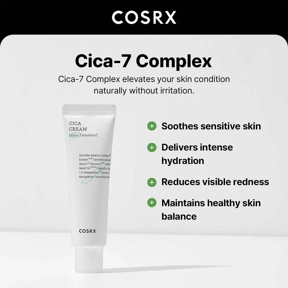 Nomierinošs krēms jutīgai ādai Cosrx Pure Fit Cica Cream