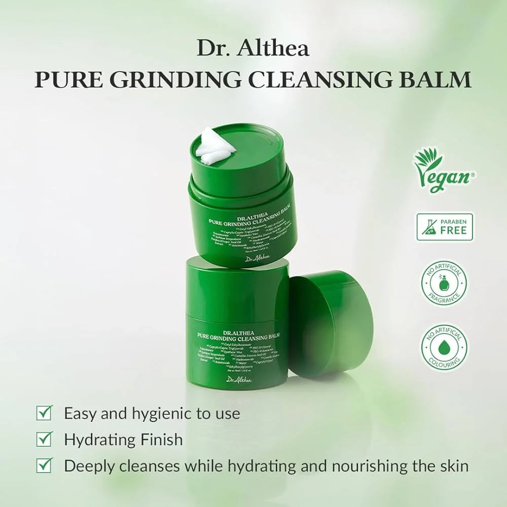 Maigs hidrofīlais balzams ādas attīrīšanai Dr. Althea Pure Grinding Cleansing Balm