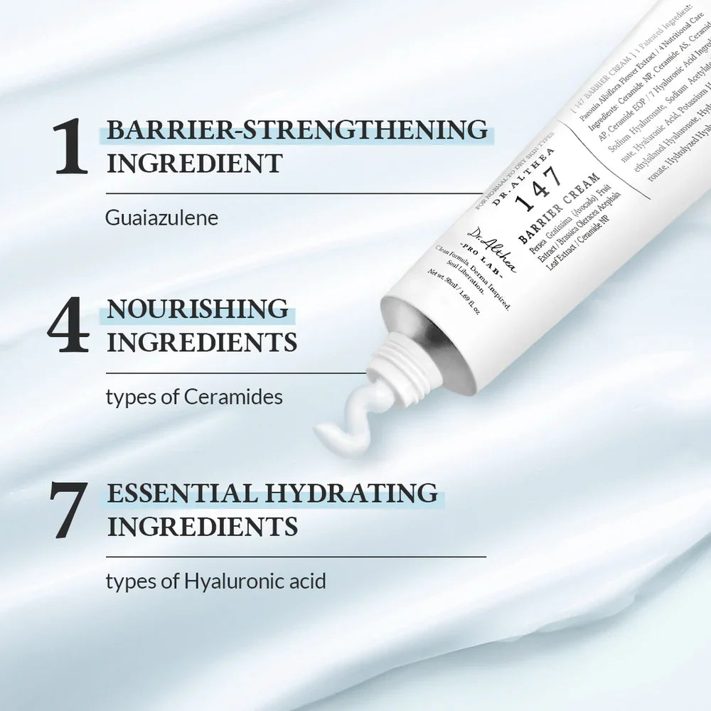 Nomierinošs krēms ar azulēnu Dr. Althea 147 Barrier Cream