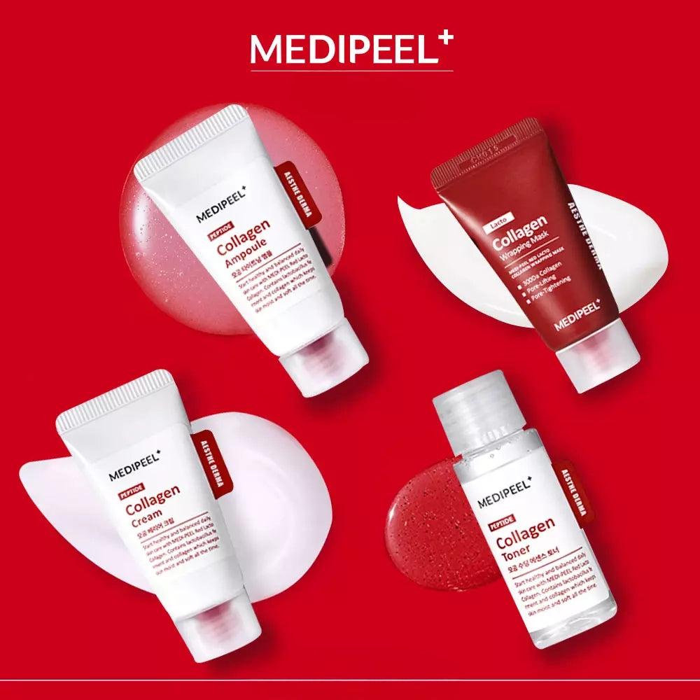 Medi-Peel Red Lacto Collagen Skin Care Trial Kit