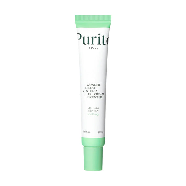 Atjaunojošs krēms priekš acu plakstiņiem ar peptīdiem un Gotu Kolu Purito Wonder Releaf Centella Eye Cream Unscented