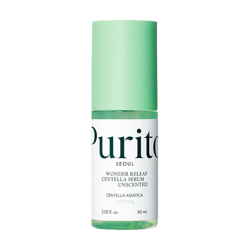 Serums jutīgai ādai bez eļļām Purito Wonder Releaf Centella Serum Unscented