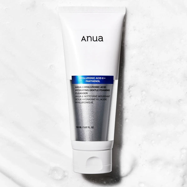 Maigas putiņas sejas mazgāšanai Anua 8 Hyaluronic Acid Hydrating Gentle Foaming Cleanser