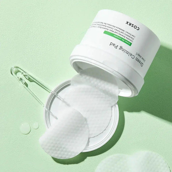 Nomierinoši spilventiņi jutīgai ādai COSRX One Step Green Hero Calming Pad